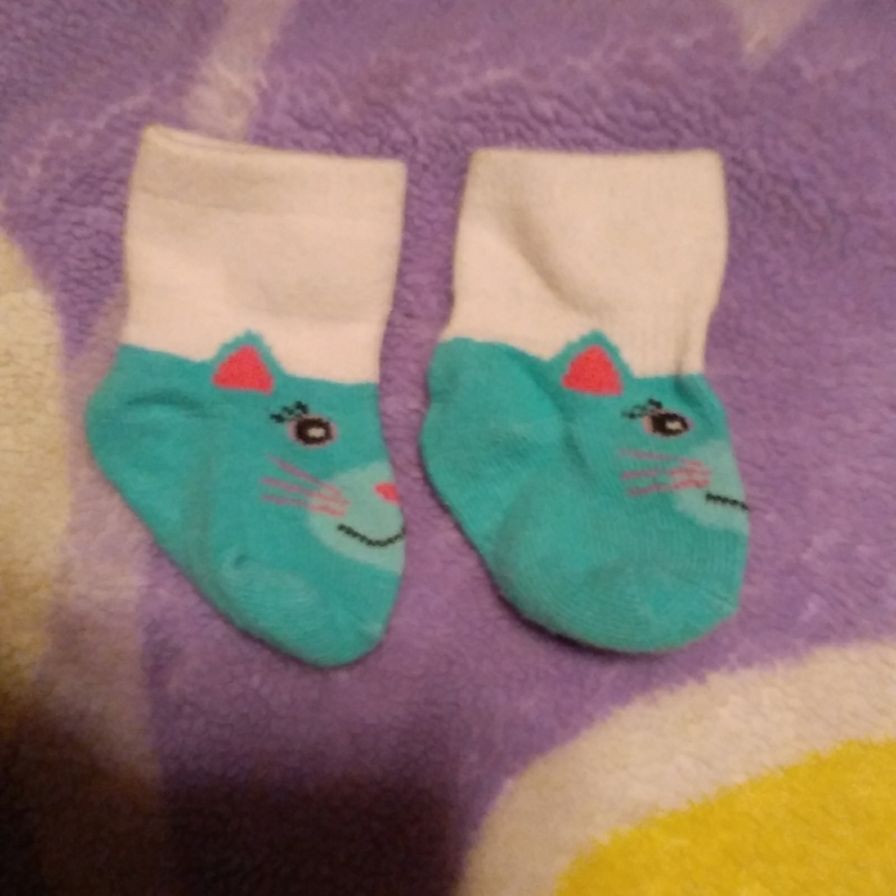 Baby cat socks